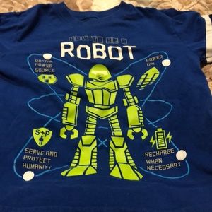 Cute boys robot shirt